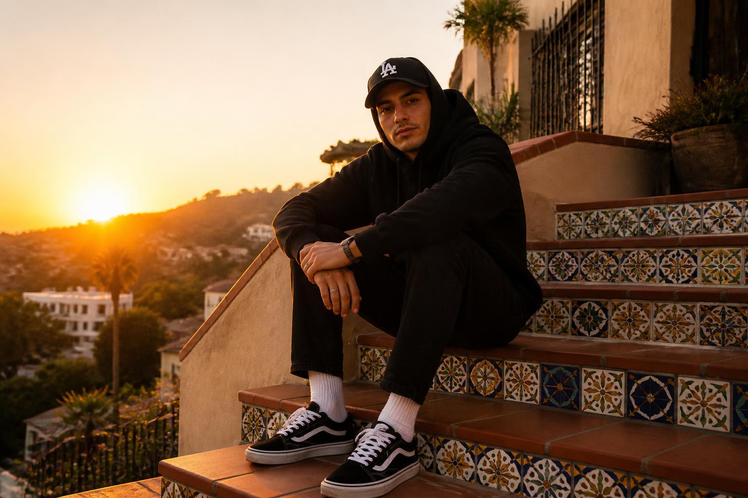 Hoodgrown on a Spanish-tiled hillside in Silver Lake